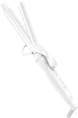 25mm_ホワイト Ryanboo ヘアアイロン カールアイロン コテ 25mm カーリングアイロン 5段階温度調整 プロ仕様 MAX220℃ 海外対応25mm, ホワイト