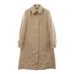 OLD ENGLAND (オールドイングランド) アンゴラ ウール混 バック インバーテッドプリーツ ロングコート ベージュ 58505421 レディースのサムネイル