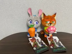 Set ズートピア ジュディ ニック 2 種 セット キー チェーン キーリング ミニ 人形