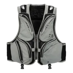ダイワ DV-3025F フロートショートフィッシングベスト グレー 2XL | 釣具 釣り フィッシングのサムネイル