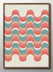 10527モダン 年代 ミッドセンチュリー A3 サイズ ポスター アート おしゃれ 絵画 インテリア 北欧 イラスト マット紙 艶消し アートパネル 額 フレーム デザイン 壁掛け ギフト 新築祝い ディスプレイ