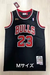 【NBA】ブルズ激レア人気マイケルジョーダン希少ゲームシャツ 黒 ブラック 美品 Mサイズ
