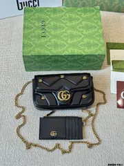 【今日特価】Gucci GG Marmont ショルダーバッグ（ピンク）送料無料！在庫限定のお得な価格です