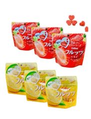 カルビー フルッツ （ いちご30ｇ３袋・レモン27g 3袋) 販路限定 北海道