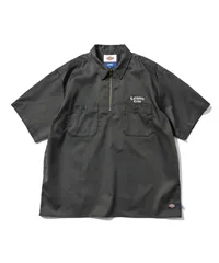 DICKIES × LFYT ディッキーズ × エルエフワイティー HALF ZIP WORK SHIRT ワークシャツ LS250203 CHARCOAL XLサイズ