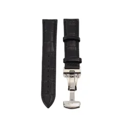 ☆ ブラック ☆ 20mm ☆ 腕時計 ベルト一式 腕時計 交換 バンド 時計 ベルト 交換ベルト 交換バンド 交換用ベルト Dバックル 時計ベルト 時計バンド 腕時計用ベルト 腕時計用バンド 革ベルト 皮ベルト 交換用 替えベルト レザーベルト 革 レザー