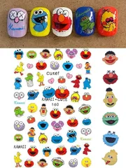 【在庫処分】セサミ ストリート ネイル アート ステッカー デカール