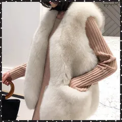 送料無料 エコファーベスト ファージレ 体型カバーレディース ふわふわ フェイクファーコート ノースリーブ ファージャケット おしゃれ 秋冬アウター 暖かい中綿 裏地付きボアベスト 着やせ オフィスカジュアル ファーアウター韓国
