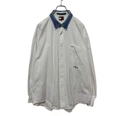 【TOMMY HILFIGER】 90s デニム襟シャツ S-2107