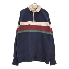 90年代 L.L.Bean エルエルビーン ラガーシャツ ネイビー(メンズ L)中古 古着 U6064