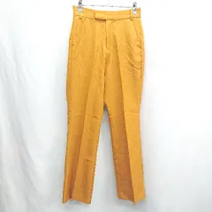 ◇ Θ LOWRYS FARM バックウエストゴム ストレートパンツ サイズM オレンジ系 レディース E  【1502060007726】