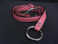 COACH コーチ パテントレザー バッグ用 ショルダーストラップ 肩掛け 斜め掛け ピンク系 DI7585