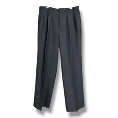 レア品　80's　BALENCIAGA　黒 プリーツ スラックス レア品 80's BALENCIAGA 黒 プリーツ スラックス