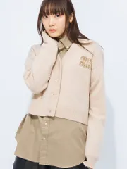 miumiuミュウミュウ☆人気完売☆セーラーカラーカシミヤカーディガン☆40