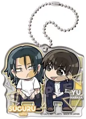 【中古】キーホルダー 夏油傑＆灰原雄 「呪術廻戦 第2期 懐玉・玉折 ぴた!でふぉめ エピソードアクリルキーホルダー」
