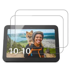 【人気商品】【2枚セット】For Echo Show 8 第3世代 (2024年発売) ガラスフィルム エコーショー8 第3世代 2024年発売 用 液晶保護強化ガラスフィルム 【larfbulroc】日本製素材旭硝子製・高硬度9H ・高透過率・耐衝撃・防塵・