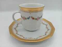 Bavaria Tirschenreuth 花柄キャンドルホルダーセット