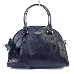 ケイトスペード KATE SPADE ハンドバッグ ショルダーバッグ 2way 斜め掛け エナメルレザー 紺 ネイビー PXRU5135 /YO2