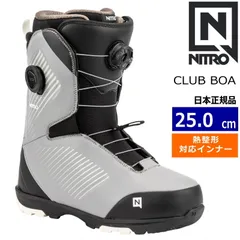 【ラスト１点】 24-25 NITRO CLUB BOA カラー:CHARCOAL BLACK 25cm ナイトロ クラブ メンズ スノーボードブーツ 型落ちのサムネイル