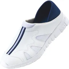 【新品】ナースシューズ 軽量ライト2WAY(幅広4E)【ホワイト×ネイビー】看護師 医療 病院 介護士 靴 ナース 保育士