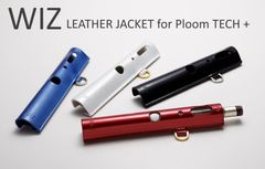 【訳アリ B級品 特別価格】【２個セット】Ploom TECH＋用、美しい光沢のパテントレザー、装着したまま使える電子タバコ用ケース