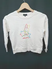 ◇ ⊆ green label relaxing ミッフィー 長袖 トレーナー サイズ120 ライトベージュ系 キッズ 子供服 女の子 E  【1503040007651】