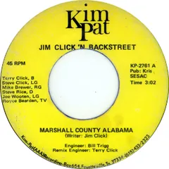 米7” Jim Click N Backstreet Marshall County Alabama KP2761 Kim-Pat /00080