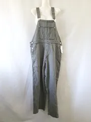 ◇ Θ 未使用 ap retro アプレトロ タグ付き デニム オーバーオール サイズF ブラック系 レディース E  【1507230007001】