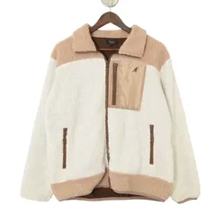 KANGOL カンゴール 秋冬 ワンポイント ロゴ 刺繍★ シープ ボア フリース ジャケット ブルゾン Sz.M メンズ