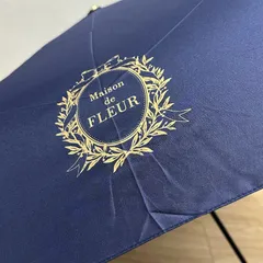 メゾン ド フルール Maison de FLEUR ロゴプリント長傘