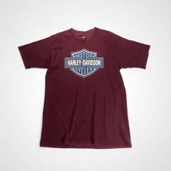00s ハーレー USA製 Tシャツ L 黒 バーアンドシールド 8607 - メルカリ