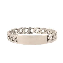 Maison Margiela メゾン マルジェラ ID チェーン ブレスレット / Ag925 / シルバー / イタリア製 / ブランド アクセサリー ジュエリー ファッション【メンズ】【中古】のサムネイル