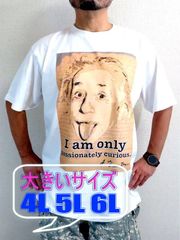 キングサイズ　アインシュタインのTシャツ　３ＸＬ　４ＸＬ　５ＸＬ　舌出しアインシュタインＴシャツ　大きいサイズ　ビッグサイズＴシャツ