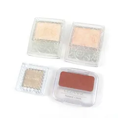 セザンヌ ハイライト チーク アイシャドウ 4点セット ブラシ無 まとめて コスメ レディース CEZANNE 【中古】