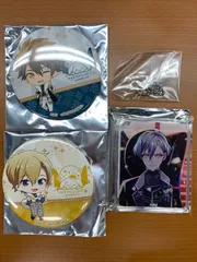 3点セット アイドリッシュセブン IDOLiSH7 アイナナ アニメイトカフェ 缶バッジ CoLotta アクリルプレートキーホルダー 十龍之介 六弥ナギ 亥清悠