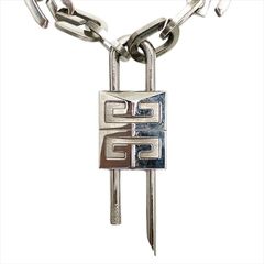 GIVENCHY ジバンシー G-link Padlock Chain Necklace Gリンク