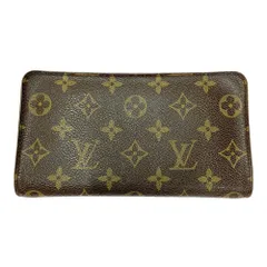 【中古】LOUIS VUITTON ルイ・ヴィトン M61727 モノグラム PVC ポルトモネジップ 長財布 ブラウン 403692 長財布