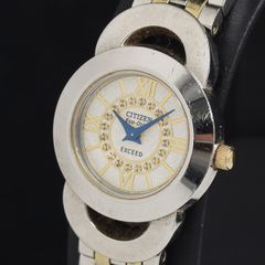 美品 新品電池 シチズン エクシード 5639-F61290 レディース 腕時計
