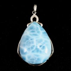 【超極上,超美品】ラリマーペンダントトップ　ネックレス　希少　天然 No.９９ 超極上,超美品】ラリマーペンダントトップ ネックレス 希少 天然 No
