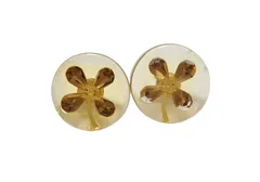 シャネル ピアス ココマーク クローバー ラインストーン アクセサリー ヴィンテージ アンティーク調 耳飾り レディース CHANEL