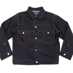 桃太郎ジーンズ スタンダード デニムジャケット #002 Momotaro Jeans TOKUNO BLUE 14.7oz セカンドモデル 未洗い Gジャン MMGJ0002 特濃インディゴ 新品