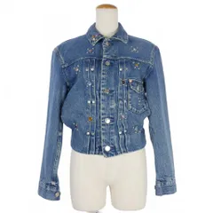 タナカ TANAKA 24AW NEW CLASSIC JEAN JACKET ビジュー スタッズ デニムジャケット ブルゾン XXXS 青 ブルー ST-45