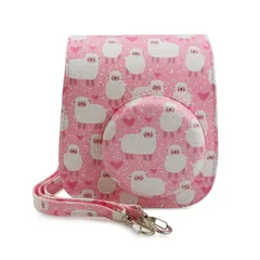 【新着商品】9/mini8/mini8+カメラケース mini11/mini チェキ保護ケース instax 8/mini8+/mini9ケース ショルダーストラップ付き mini12/mini11/mini チェキケースFujifilmチェキinstax P