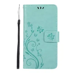 らくらくスマートフォン F-42Aケース手帳型 可愛い花柄 横開きらくらくスマートフォン me F-01L 高級PUレザーケース ストラップ付き F01L F42A スマホケース カードポケット付きFujitsu 富士通 スマートフォン F-42A