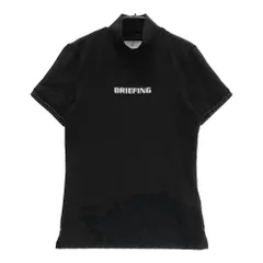 未使用)ブリーフィングゴルフ メンズ 半袖モックネックシャツ M ブラック 美品】BRIEFING GOLF ブリーフィング 2024年 半袖モックネックT