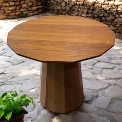 センターテーブル 天然木 木製 ダイニングテーブル 丸テーブル 食卓 レトロ 古家具 アンティーク