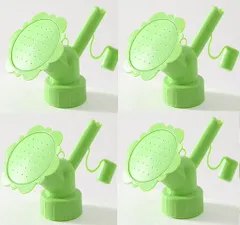 ペットボトル 取り付け じょうろ ノズル 4個セット 直水 植物 ペット 水やり 園芸 散水器具 ガーデニング 給水 dar-joronozzle4sのサムネイル