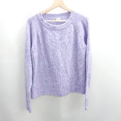 ◇ ⊇ URBAN RESEARCH DOORS 長袖 ニット サイズM パープル レディース E  【1502180034411】