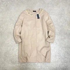 新品・定価3.9万 MAITRESSE DELUXE ノーカラー ウールコート メトリーゼのサムネイル