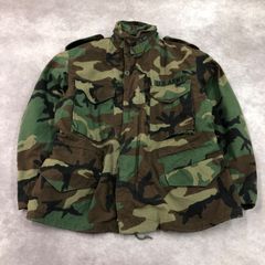 米軍実物 U.S.ARMY M-65 カモフラ 迷彩柄 フィールドジャケット ミリタリージャケット